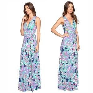 Lilly Pulitzer Delfina Maxi Wrap Dress